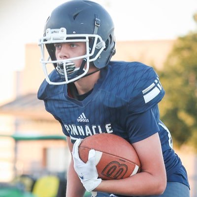 MigoMartin24's profile picture. Michael Martin // DB~RB~WR // Pinnacle High School // Class of 2025 // 6’FT - 168lbs // #24