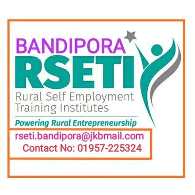 Official account of Rural Self-employment training institute BANDIPORA, Jammu and Kashmir, under Ministry of Rural Development, Government of India, New Delhi.