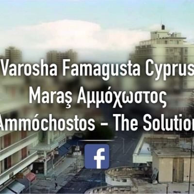 We are passionate people who want to resolve the Cyprus problem. But in particular the opening of the town of  Varosha in Famagusta, Cyprus