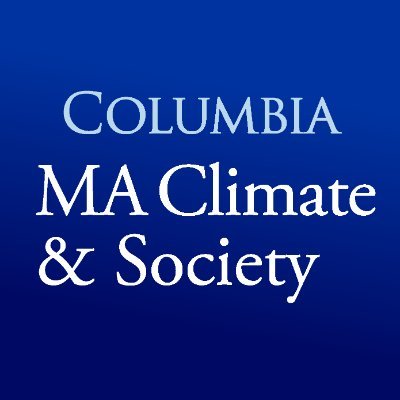 MA in Climate and Society, @columbiaclimate's inaugural education program focused on society's impact on climate and climate's impact on society