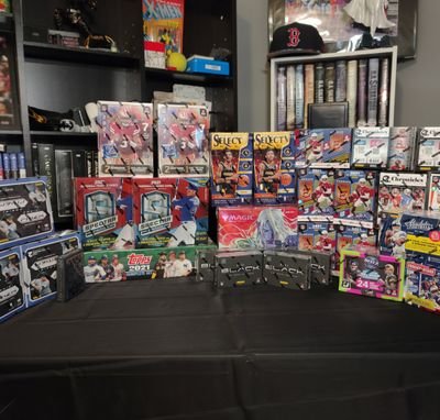 Collections of Sports Cards and Comics, Sci-Fi collectibles and other nicknacks.