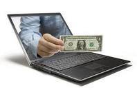 I make money from home by using the internet.