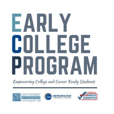 Lee’s Summit R-7 Early College Program in partnership w/ @MCCLongview: authentic college experience, tuition savings, degree acceleration, transferable credit!