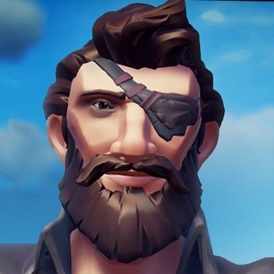 Photoshop artist on Sea of Thieves by the player behind the pirate Aidan McKellan, real name: Daniel Bizzarro