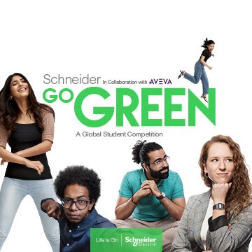 Schneider Go Green is Schneider Electric's global competition for university students that aims to discover bold, smart & sustainable ideas for the future.