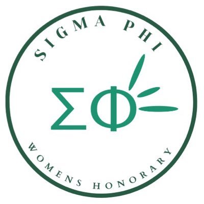 Sigma Phi is a women's honorary intended to signify the highest honor available to undergraduate women at the University of Cincinnati 🌼🕊