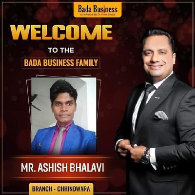 i am Ashish Bhalavi and IBC of bada business Pvt Ltd company by Dr. Vivek bindra sir. he is https://t.co/anzJvNPcQA business professional working for me