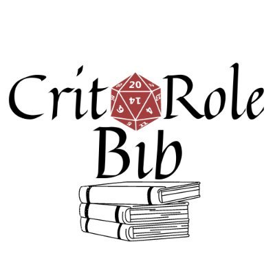 Collecting all sources #CriticalRole! Fan-made & fan-run for #Critters researching CR. Check out WIP Bib (https://t.co/weHiapstor) & send us more sources! ⬇️