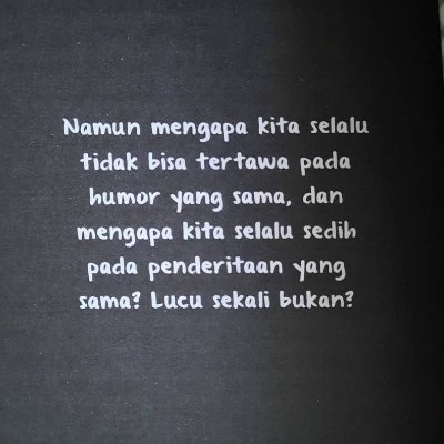 hanya ikut-ikutan anak twitter jaman sekarang.