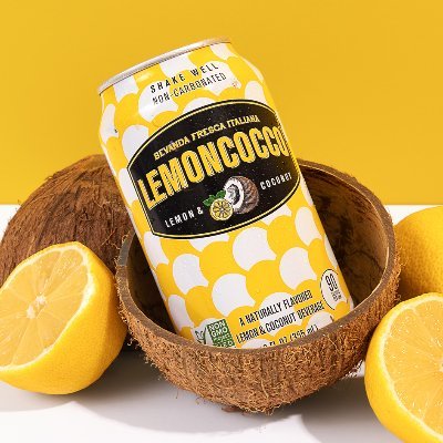 #Lemoncocco combines the velvety texture of coconut cream w/ the crisp brightness of Sicilian lemons in a completely unique non-carbonated beverage.