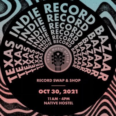 The Texas Music Office and LEVITATION present the 3rd annual Texas Indie Record Bazaar! Join us at Native Hostel on Oct 30 from 11a to 4p!