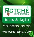 Pctche's profile picture. Fones: 53 9166.3978 & 3307.3978 Vendas e Manutenção em Informática TEF e Câmeras de Vigilância. R. Santa Cruz, 2252 - Pelotas/RS - BR
