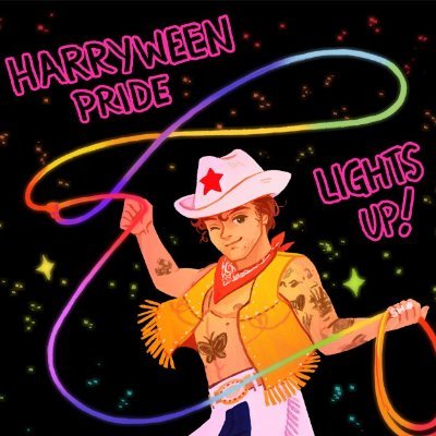 Harryween rainbow project, organized by @moonboycanyon @no1cheesestan @stevebooshemi @skyebyrd1 pfp: @crurulbys