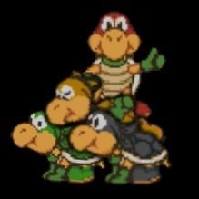 Yo Duders! We're the most radical, koopacious bros around. You best believe if we're around, a party isn't far behind! KOOPABUNGA!!!
(parody)