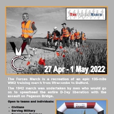 One of the UK's toughest challenges! 27 Apr - 1 May 2022 recreating a legendary WW2 training march. BE A PART OF SOMETHING AMAZING! Created by @VETERANSCHARITY