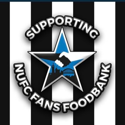 ⚽ Football Fans helping the community via @NCLFoodbank w/ the help of @NUFC. 🪣  Donate via supermarkets and online via link below.