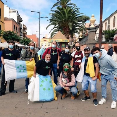 Colectivo juvenil alzado contra el colonialismo europeo y el capitalismo en Canarias en diversos frentes de lucha. ¡Únete!