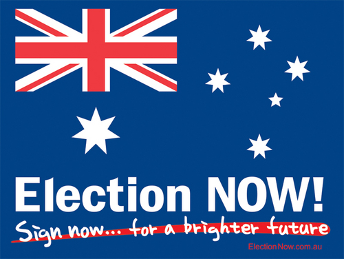 The Official Election Now! website - send a message to your MP, news and merchandise.