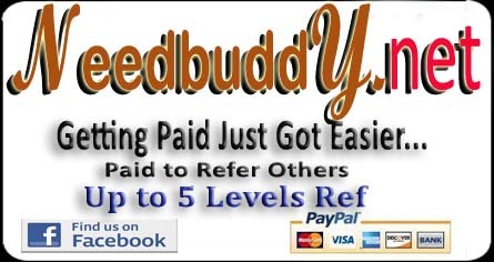 needbuddynet's profile picture. Paid to Click, Paid to Read Ads, Paid Survey's, Paid Read Emails, Paid Sign Up, Paid to Refer Others, Bux site, Advertisements, Traffic Exchange.