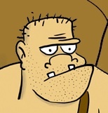 ThokTweets's profile picture. Me Thok. Me like eeting things and smashing with klubs. Yoo can emale me: thok@ofthefittestcomic.com