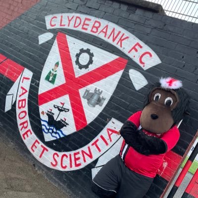 Mascot for Clydebank FC, Proudly Sponsored by The Lovat Arms all views are my own and do not reflect on that of the club