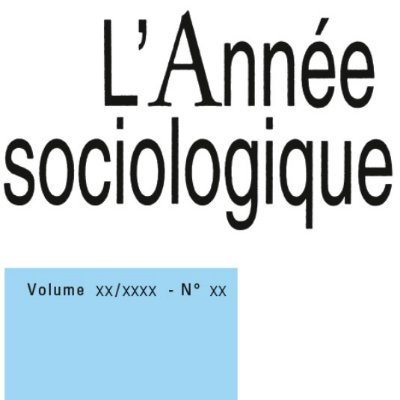 L'Année sociologique, fondée par #Durkheim, est l'une des premières revues de #sociologie. Elle est publiée par les PUF @revues_PUF.