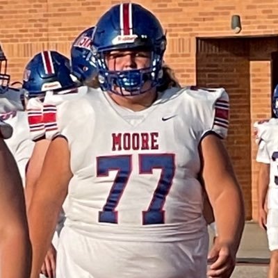 🏈Moore High School | 2024 6'2-315-OG/NG | Squat 580| Bench 360|clean 240| God, Family, Football and Leadership NCAA ID# 2109333905