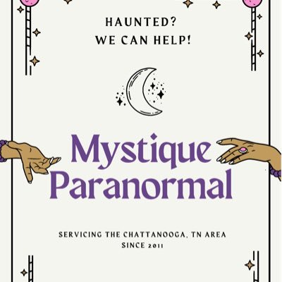 I’m Samantha, Founder & Lead Investigator of Mystique Paranormal Research Society Chatt, TN Est. 2011 Please check us out at https://t.co/EA7QxJCsTs