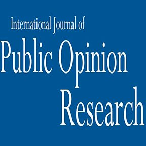 International Journal of Public Opinion Research (IJPOR) is the flagship journal of @WAPOR. Editor-in-chief: @borah