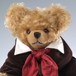 Hello, I am Ludwig van Bearhoven. Distant cousin of the De Oursenpeluche family musician,  composer and general nice bear.