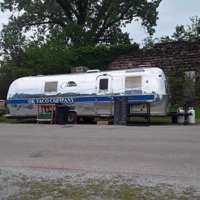 Ok Taco Company is a 1977 Airstream on a journey to all 597 towns in Oklahoma.greatest. All the while doing a daily podcast from the road.