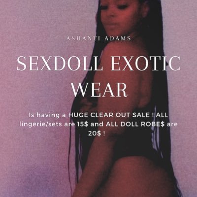 SexDOLL Exotic Wear is a Clothing BRAND ❤️🔥 Lingerie, dancewear, exotic wear, robes, 2piece sets , ECT 😍😍‼️Create A Sexy Sense Of Self Comfort Sis 🥵