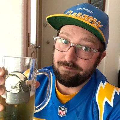 Chargers Lifer; SD ➡️ PDX⚡️ Chargers first ⚡️NFL ⚡️ Draft ⚡️Fantasy ⚡️ Welcome to all the new Bolts fans. Stick around, it gets weird.
