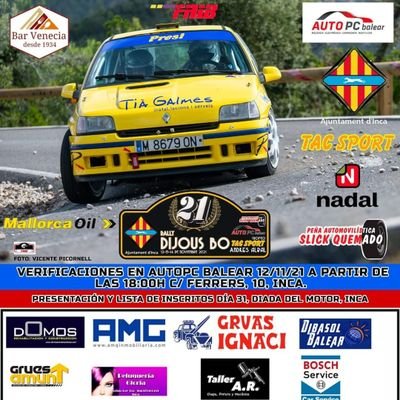 Escudería Peña Automovilística Slick Quemado #RallyDijous21 NUEVA CUENTA