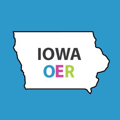 Iowa OER is a statewide group working to make higher education more affordable for students in Iowa by advocating for the use of open educational resources #OER
