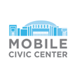 Event/performance venue showcasing three facilities: Arena, Theater and Expo Hall.