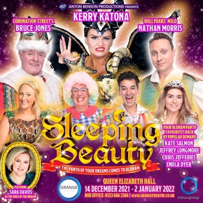 From the producers of SNOW WHITE 2019, The Grange Theatre and @abptheatreshows return with SLEEPING BEAUTY at QUEEN ELIZABETH HALL this Christmas!
