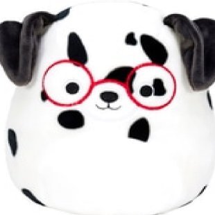 Im dustin and i am a dalmation squishmallow. I am friends with caeli the cat, connor the cow, archie axolotl, prince the pug, piper penguin and me