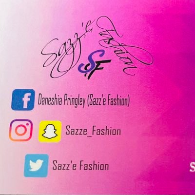 My name is Daneshia Pringley and I am the CEO and founder of Sazz’e Fashion. A fashion where you can create your own style.