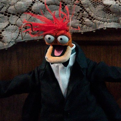 The official Twitter handle of Pepe the King Prawn, okay.