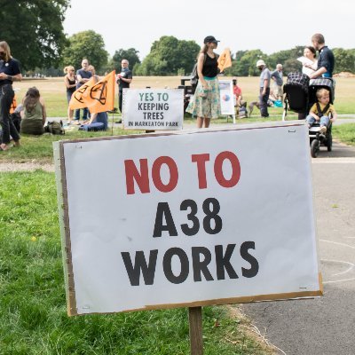 We're a group of local residents who want to stop the carbon-emitting, polluting, nature-destroying A38 road expansion scheme in Derby | https://t.co/n5feanWBNZ