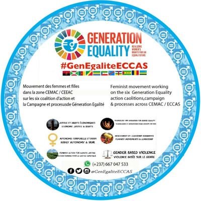 Mouvement des femmes et filles dans la zone CEMAC/ECCAS sur la campagne #GenerationEquality | Supervisé par @Wfaccmr et al. #GenEgaliteCEMAC / #GenEgaliteECCAS