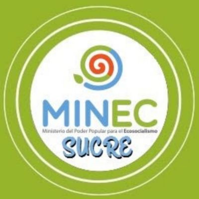 SucreMinec1's profile picture. Unidad Territorial Ecosocialista (UTEC) del Edo. Sucre 
Dir. Daniel Franco /Ministerio para el Ecosocialismo (MINEC) 
Cta. @MinecOficial