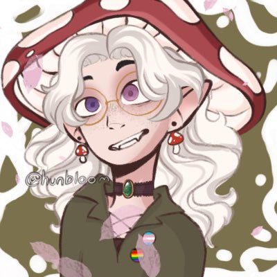 Cheshire, 21, DID System, They/Them Pfp made in @hunblooms amazing picrew