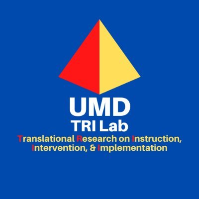 Welcome to the Translational Research on Instruction, Intervention, and Implementation Lab at @UMDCollegeofEd!