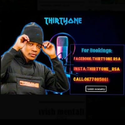 @thirtyone🌍
Vocalist-
Performing artist-for bookings
(0691756961)📲