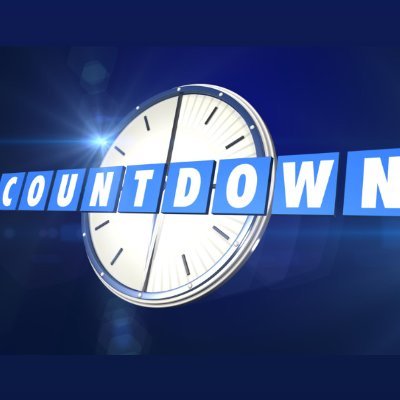 ➕ Official #Countdown Twitter ➕ 
- Weekdays on @channel4 
- Presented by Colin Murray, Rachel Riley & Susie Dent 

⬇️ BE ON THE SHOW - LINK BELOW⬇️