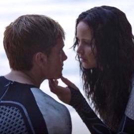 Posting Everlark quotes from The Hunger Games, Catching Fire, and Mockingjay every half hour (run by @phoenixlokis )