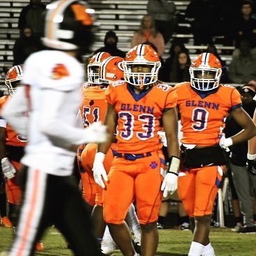 rjordan_33's profile picture. #33 GLENN High/Class of 2024/ILB/5"10 210lbs/ Email: rjordan.2533@gmail.com