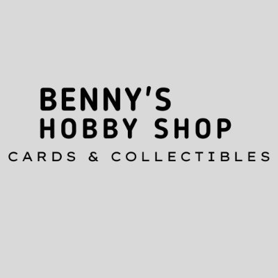 Benny's Hobby Shop - Cards and Collectibles....loving the hobby and loving you. Buy here or Visit my Ebay store @ https://t.co/SChqjuI9HV